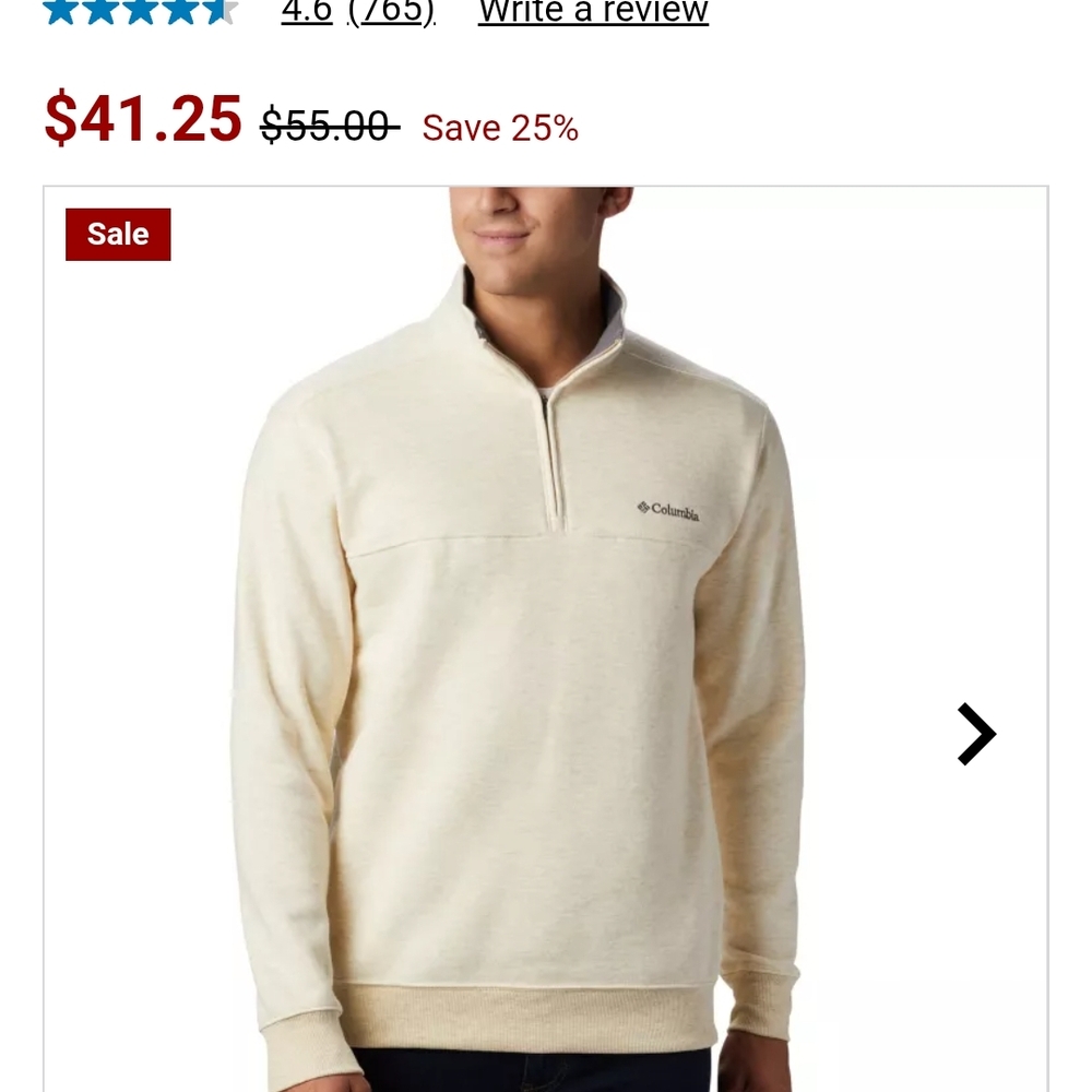 Columbia Men's Hart Mountain™ II Half Zip Sweatshirt